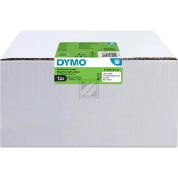 2093095 DYMO 57x32mm ETIKETTEN (12) 12RL/1000Stk universal weiss