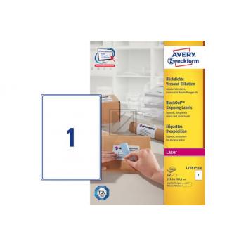 AVERY ZW. Adressetiketten 199,6x289,1mm L7167-100 blickdicht 100 Stück