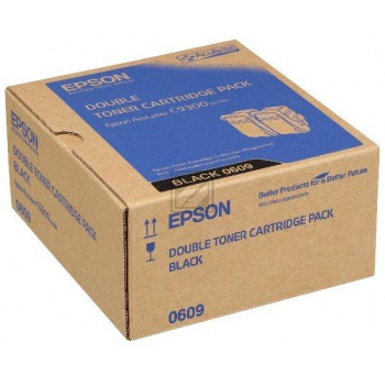 Epson Toner-Kit 2 x schwarz (C13S050609, 0609)