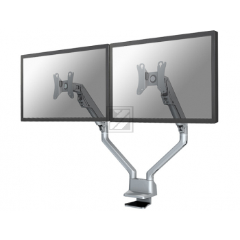 NEWSTAR MONITOR TISCHHALTERUNG SILBER FPMA-D750DSILVER doppel 10-32 4-16kg