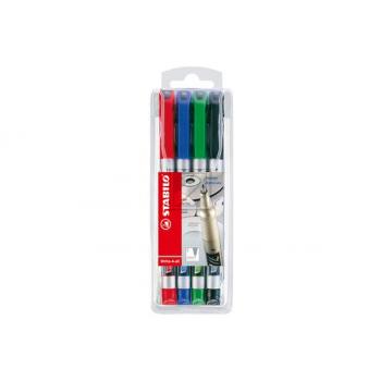 STABILO Write-4-all permanent SF 166/4 4-er Etui