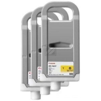 Canon Tintenpatrone 3 x gelb HC (2966B003, PFI-703Y)
