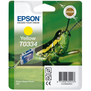 Epson Tintenpatrone gelb (C13T03344010, T0334)