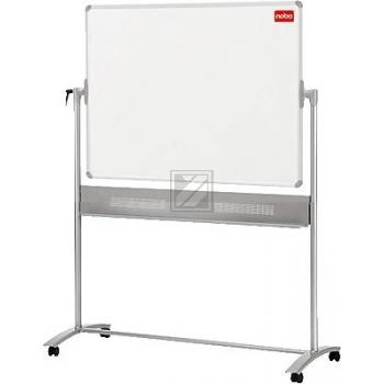 Nobo Drehtafel emailliert auf Ständer weiß 150 x 120 cm