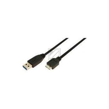 LogiLink Kabel USB 3.0 Anschluss A->B Micro 2x Stecker 1,00 Meter