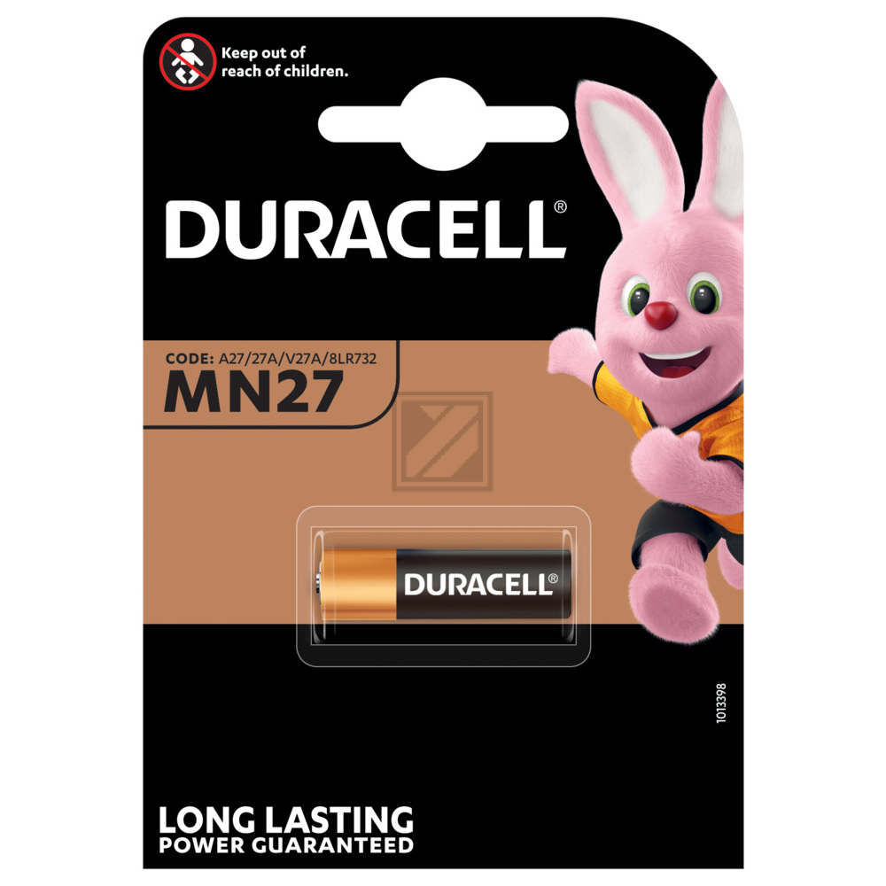 DURACELL Batterie Alkaline MN27 MN27, 8LR732, 12V 1 Stück