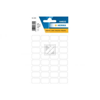 HERMA Etiketten 12×19mm 3640 weiss 224 Stück