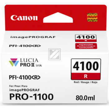 Canon Tintenpatrone rot (6785C001, PFI-4100R)