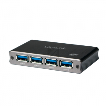 LogiLink USB 3.0 HUB, 4-Port, Aluminium