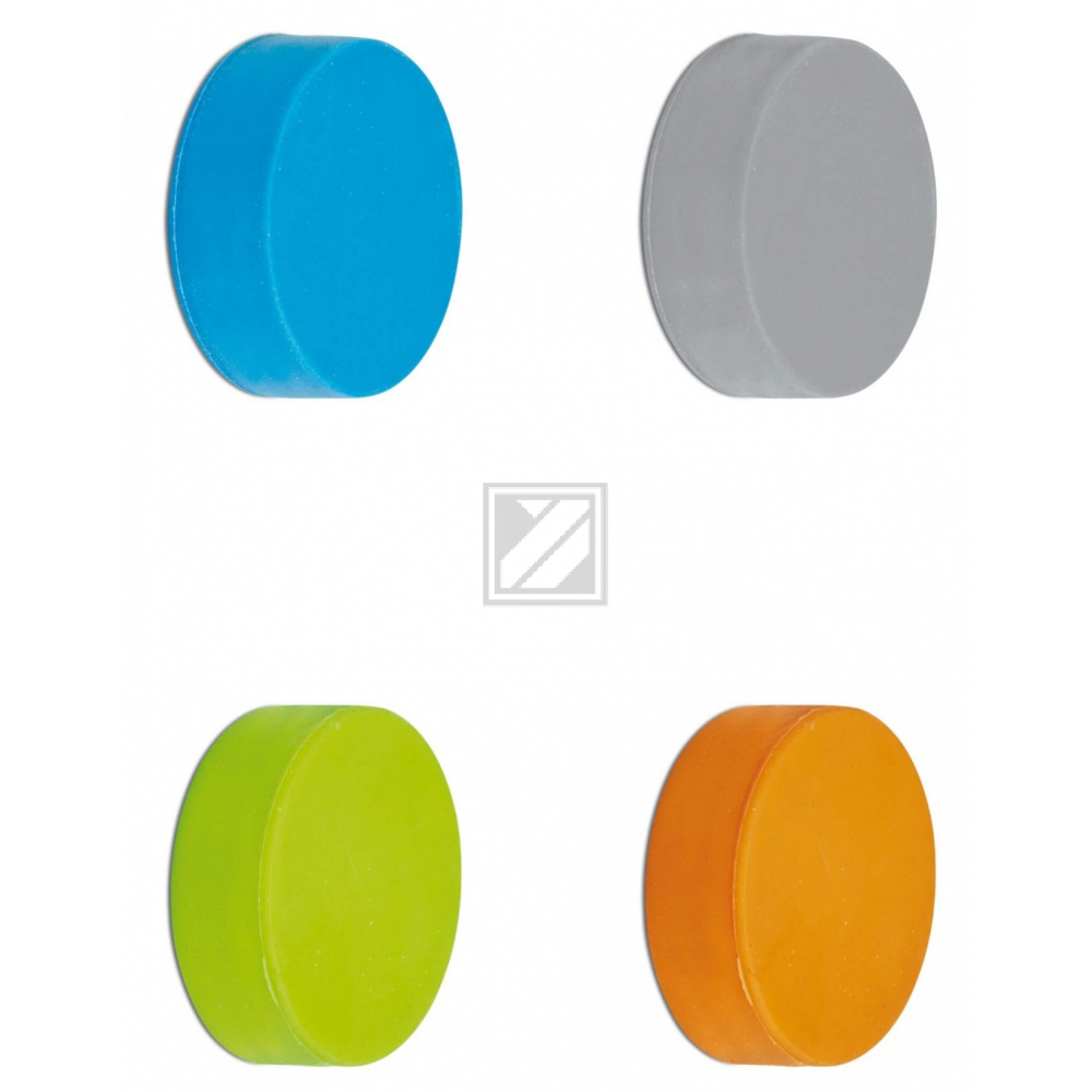 MAUL Magnet Silikon 32.6x9.8mm 61612 Farben ass., 0.8kg 4 Stück
