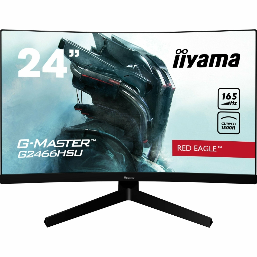 494857011770324" ETE Curved Gaming, R1500 Ultra Slim, G-Master Red Eagle, FreeSync Premium, 1920x1080@165Hz, 250cd/m2, DisplayPort, 2xHDMI, 1ms MPRT, Speakers, USB-HUB (2x2.0), Black Tuner