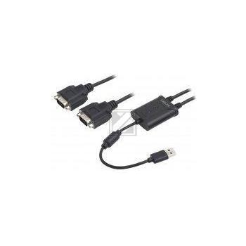 LogiLink USB 2.0 auf 2 x Seriell Adapter