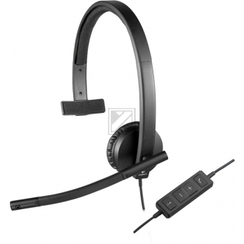 H570E LOGITECH USB COMPUTER HEADSET 981-000571 mit Kabel mono