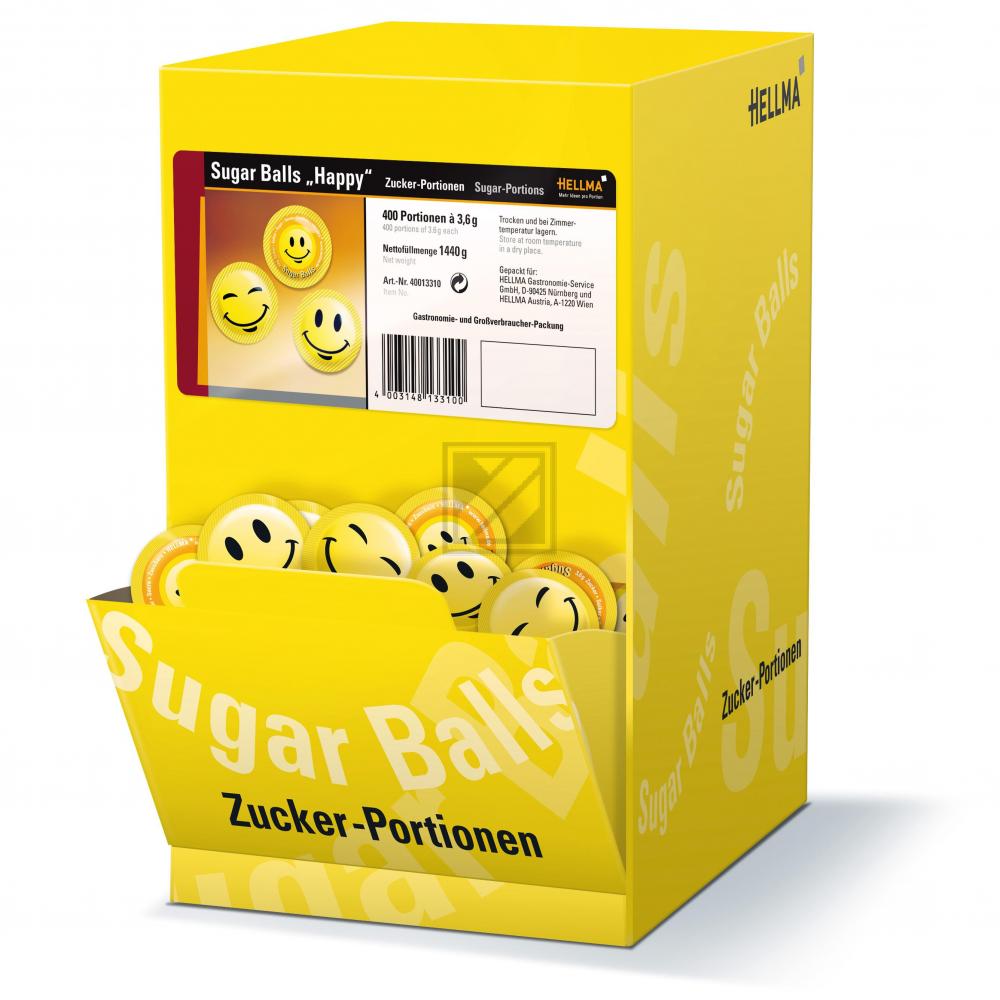 hellma Sugar Balls Happy 3,6G Inh.400