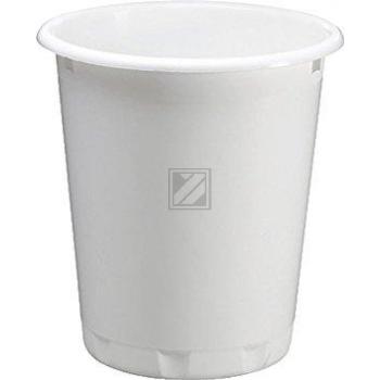 Durable Papierkorb weiß 13 l, H 32 cm, ø 29 cm