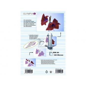 9185 OLYMPIA LAMINIERFOLIEN A4 25Blatt 125mic