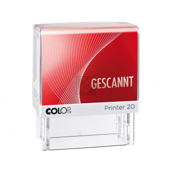 COLOP PRINTER 20 ROT LAGERTEXTSTEMPEL