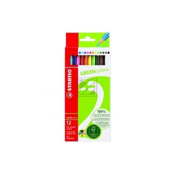 STABILO Farbstifte Greencolors 6019/2121 12 Farben