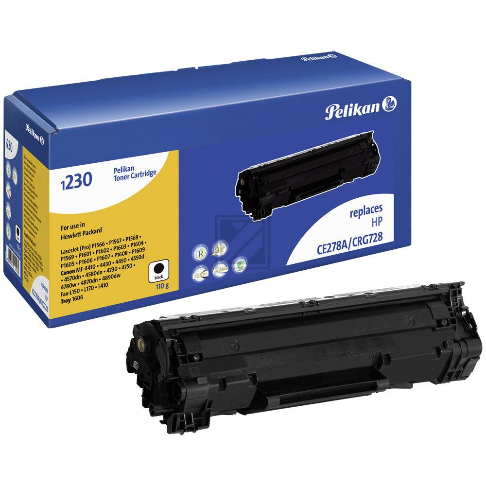 Pelikan Toner-Kartusche schwarz (1031410152, 1230) ersetzt 78A, 728