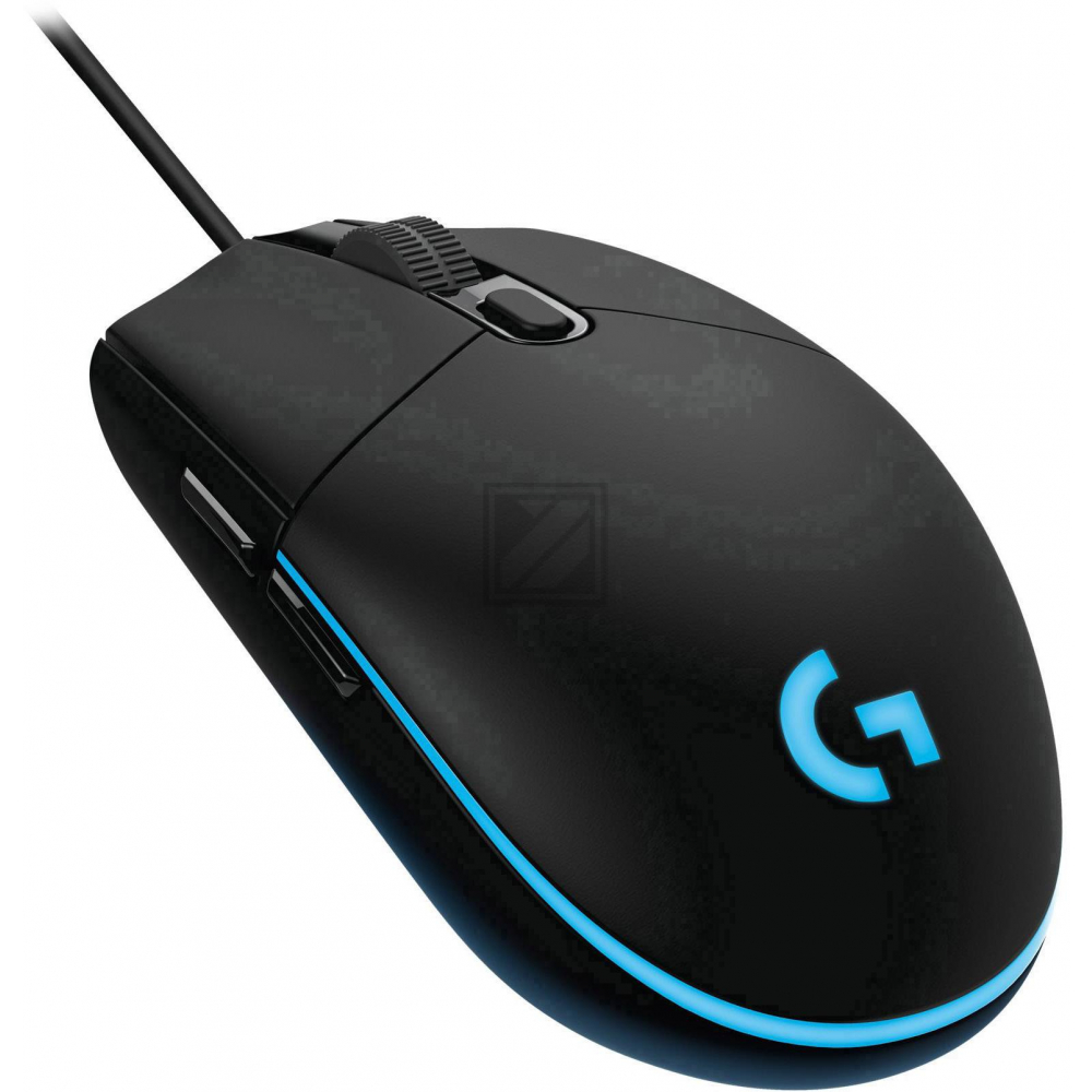 LOGITECH PRO HERO Wireless Gaming Mouse - BLACK - USB - EER2