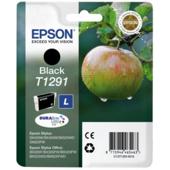 Epson Tintenpatrone schwarz SC (C13T12914022, T1291)