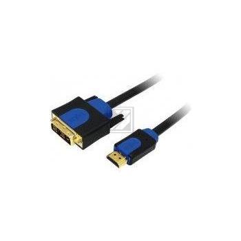 LogiLink Kabel HDMI zu DVI, DVI zu HDMI 3,0 Meter