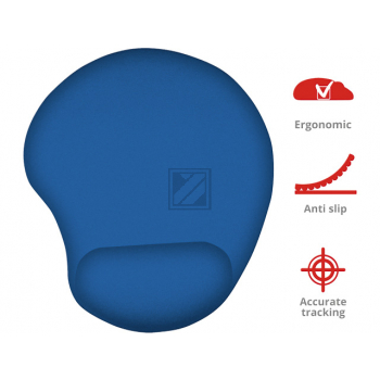 TRUST BIGFOOT MAUSPAD GEL 20426 blau