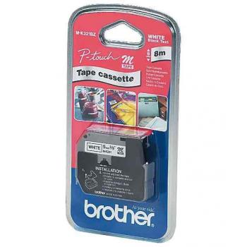 Brother Schriftbandkassette schwarz/gelb (M-K631)