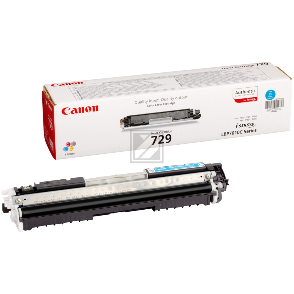 Canon Toner-Kartusche cyan (4369B002, 729)