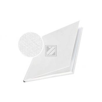 LEITZ Buchbindemappen Hard Cover A4 73900001 weiss, 3.5mm, Leinen 10 Stück