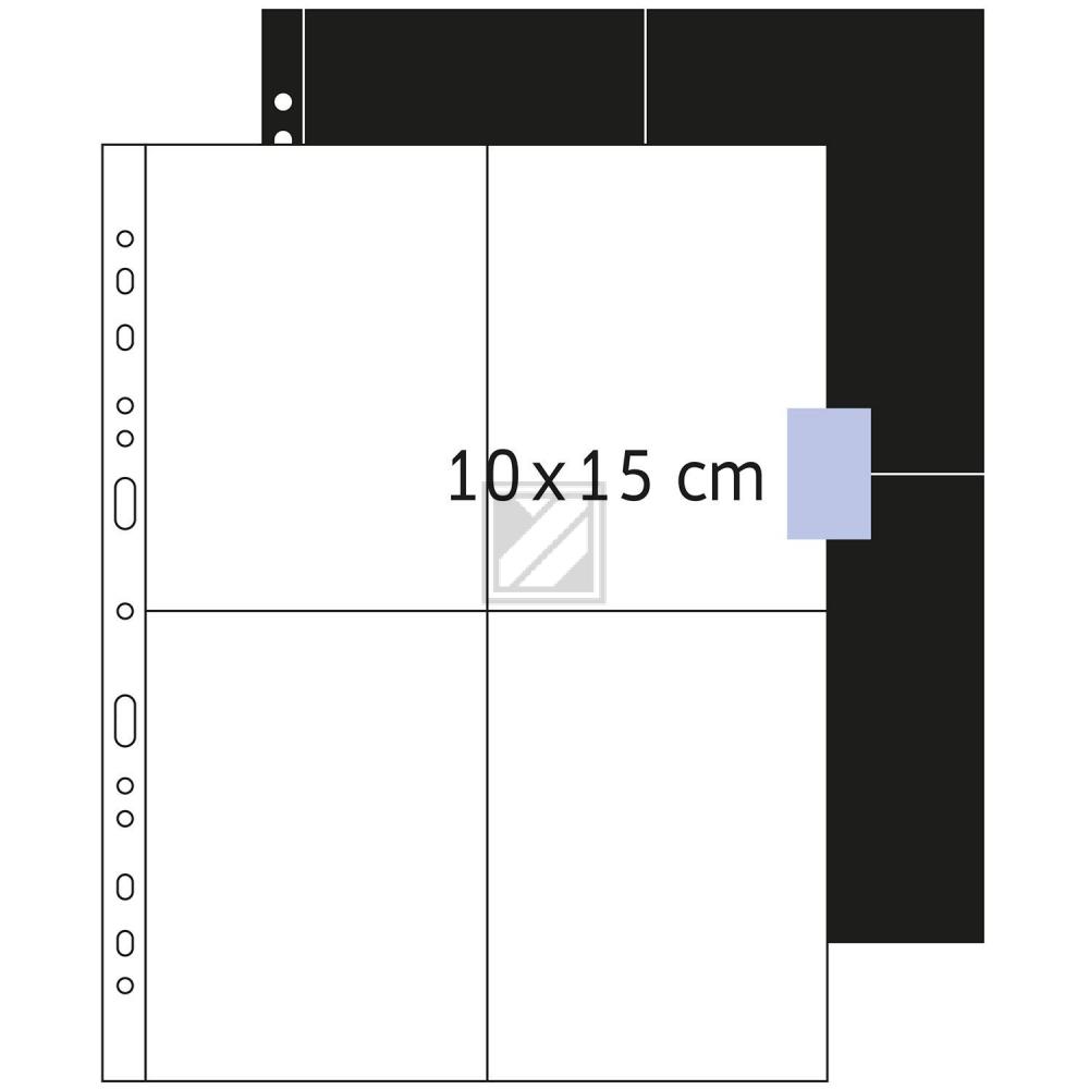 Herma Fotosichthüllen weiß 100 x 150 mm hoch Inh.250 Hüllen