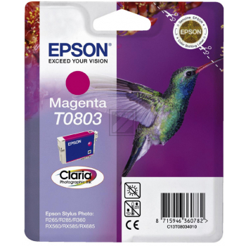 Epson Tintenpatrone magenta (C13T08034021, T0803)