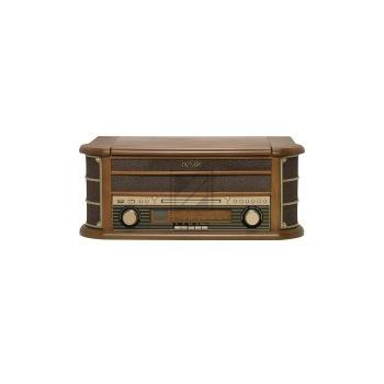 Denver MCR-50 Retro Plattenspielen mit Radio, CD, Kassettendeck, USB Eingang