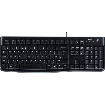 LOGITECH K120 Corded Keyboard black USB - EER (US)