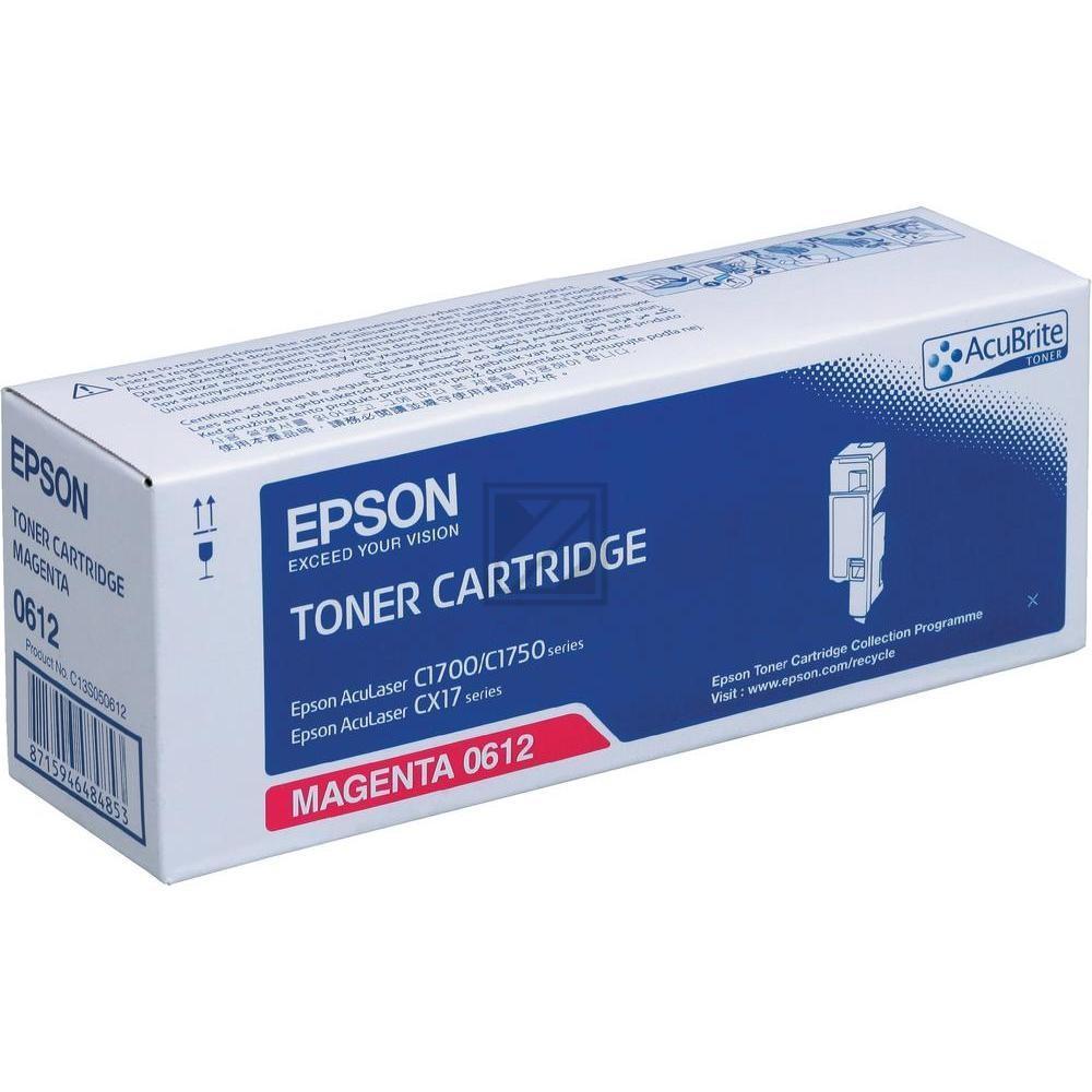 Epson Toner-Kartusche magenta HC (C13S050612, 0612)