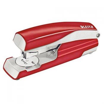 Leitz Heftgerät 5522 rot manuell 4,0 mm/40 Blatt 24/6 24/8 26/6