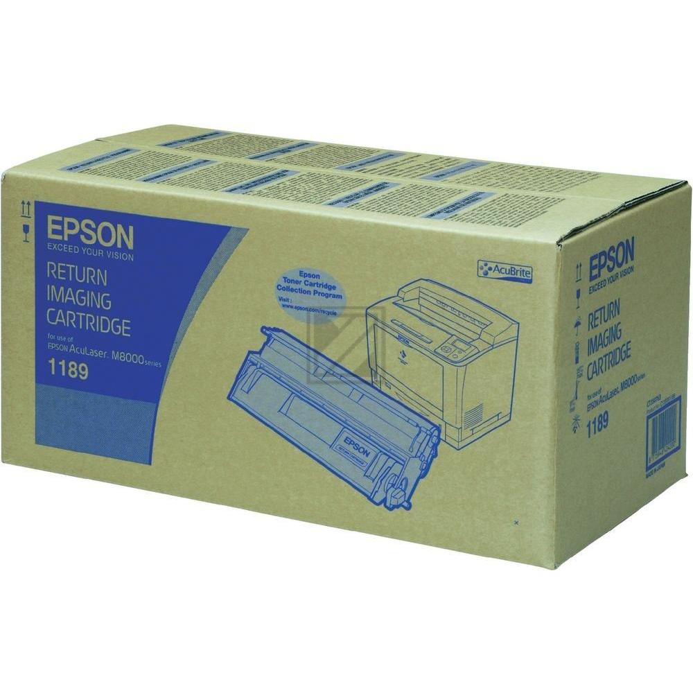 Epson Toner-Kartusche Return schwarz (C13S051189, 1189)