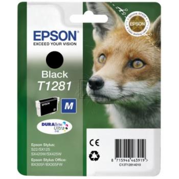 Epson Tintenpatrone schwarz (C13T12814022, T1281)