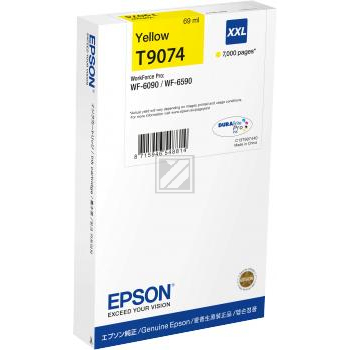 Epson Tintenpatrone gelb HC (C13T90744N, T9074)