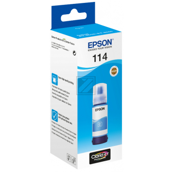 Epson Tintennachfüllfläschchen cyan SC (C13T07B240, 114)