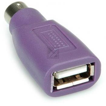 Value PS2 auf USB Stecker - Buchse Tastaturadapter